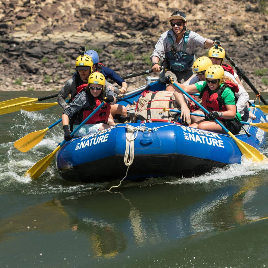 Image of rafting on the Zambezi River